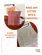 Tapestry Modification Pattern | Add-On for Monogram Blanket Patterns