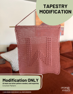 Tapestry Modification Pattern | Add-On for Monogram Blanket Patterns